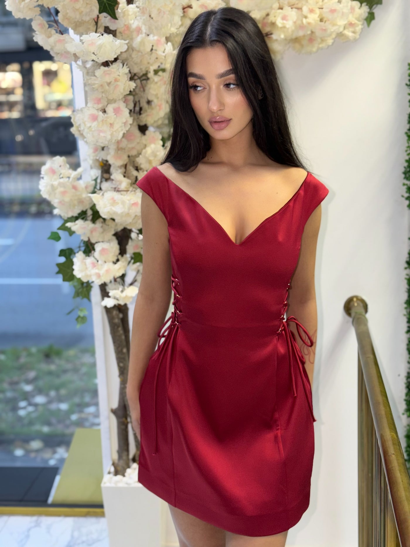 Рокля Azalia burgundy