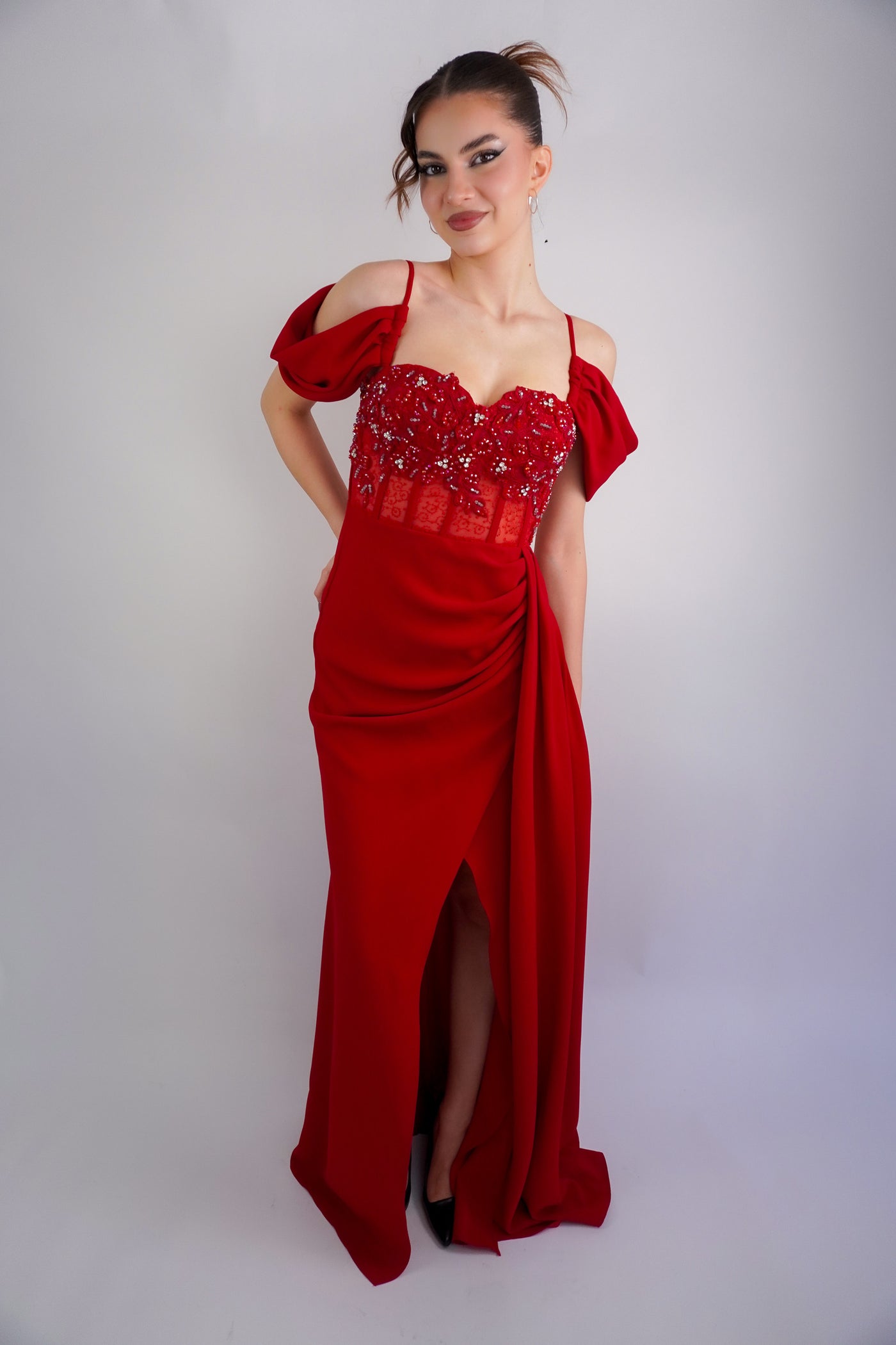 Рокля Rosina Red