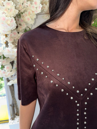 Рокля Polla burgundy