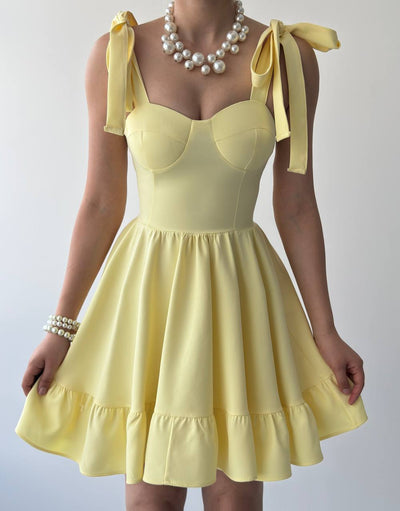 Рокля Bernabel Yellow