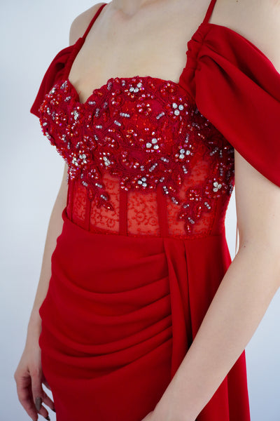 Рокля Rosina Red