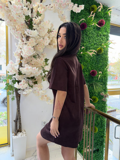 Рокля Polla burgundy