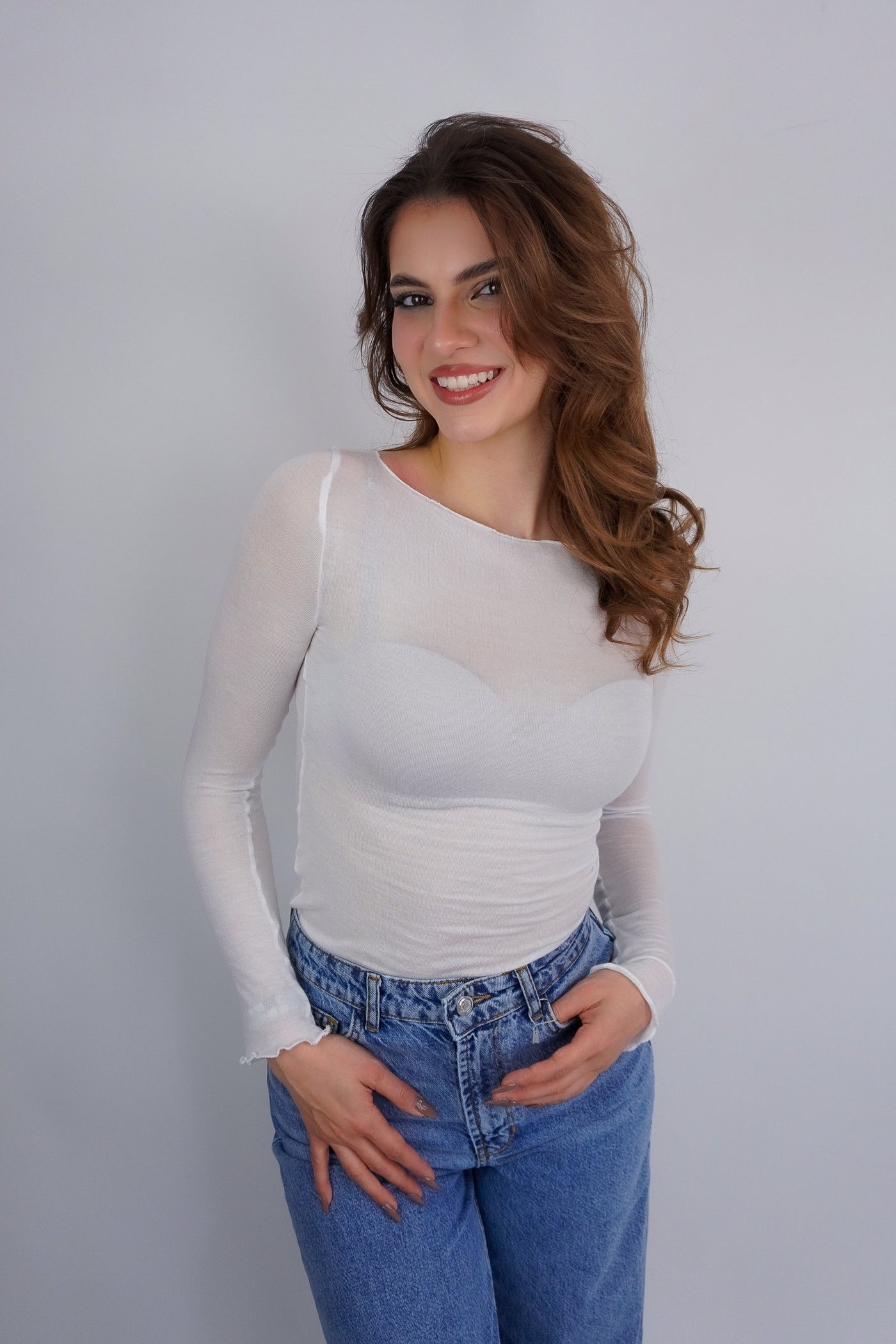 Блуза Romance White