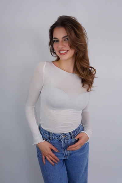 Блуза Romance White