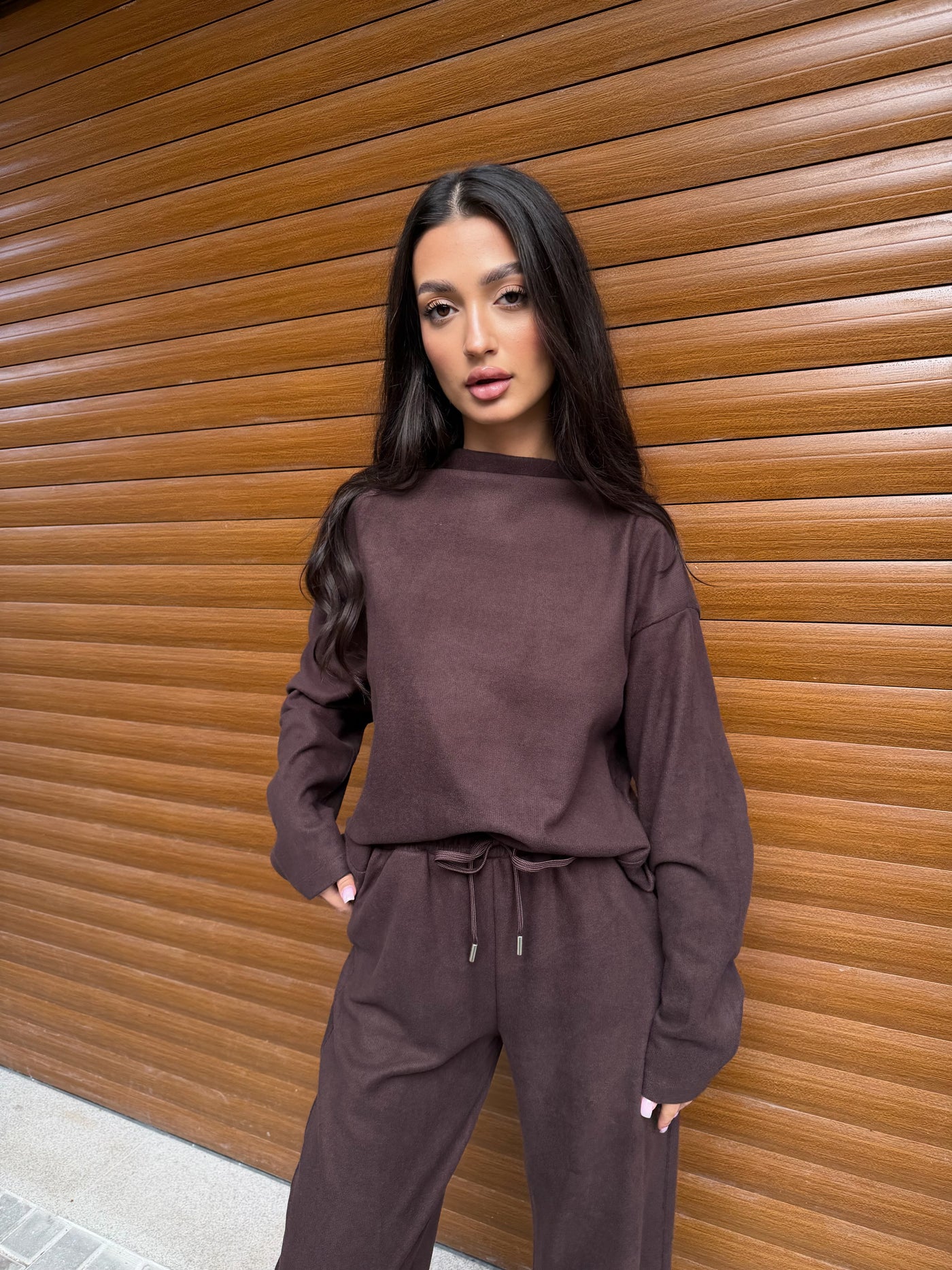 Спортен сет Slavina brown