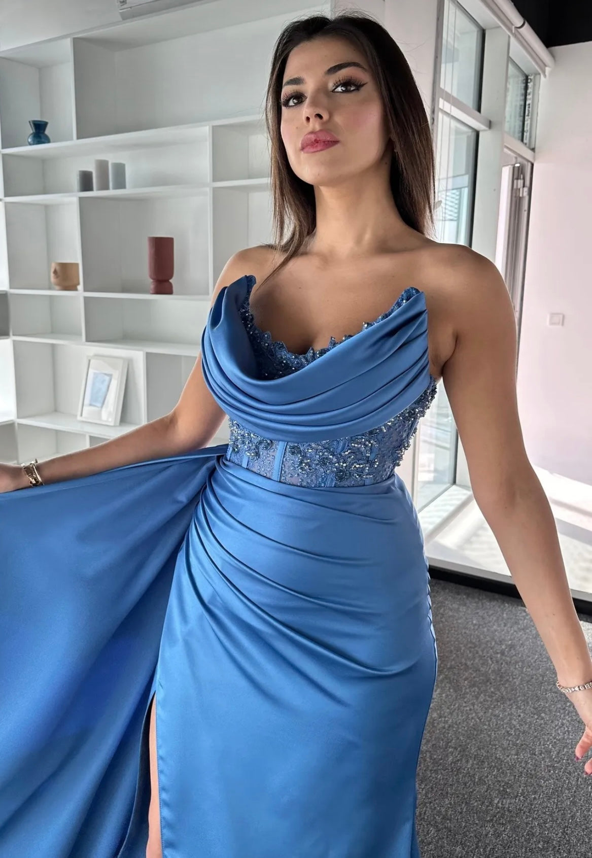 Рокля Arlia Blue