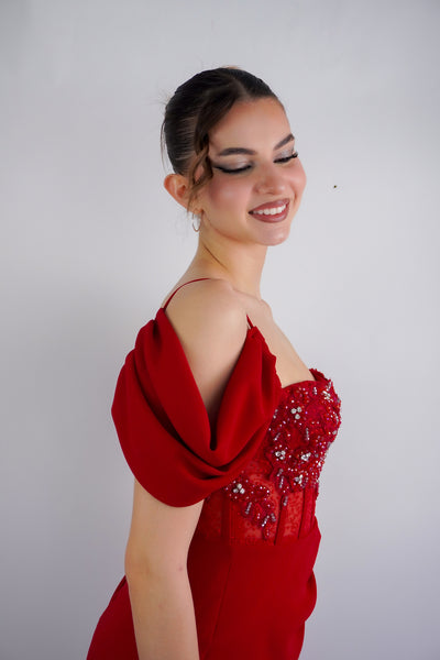 Рокля Rosina Red