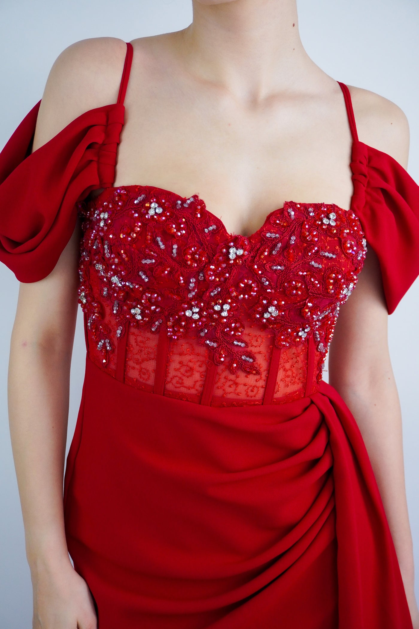 Рокля Rosina Red