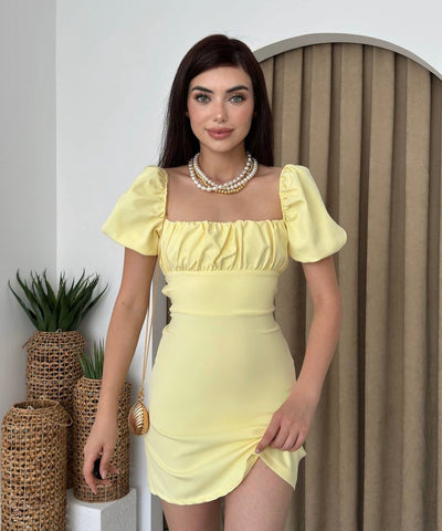 Рокля Minni Yellow