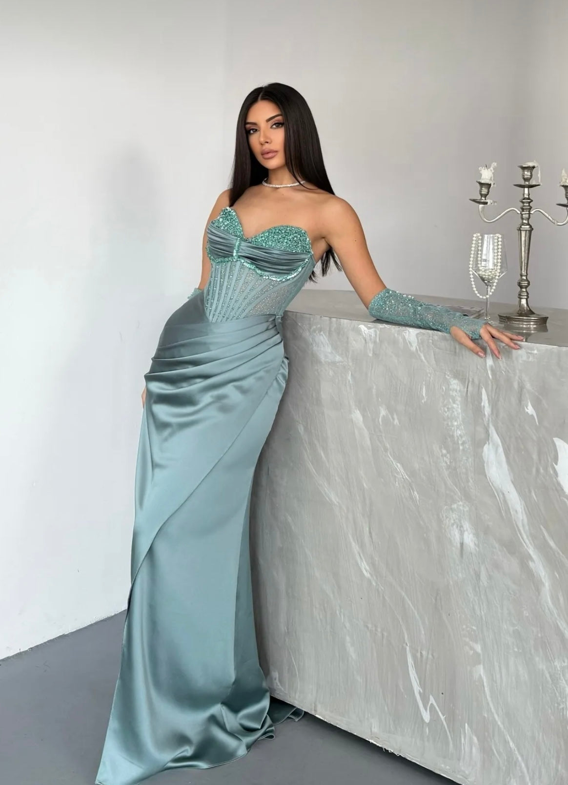 Рокля arlena mint