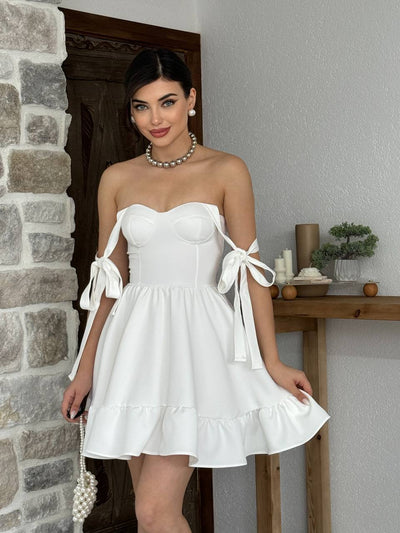 Рокля Bernabel White