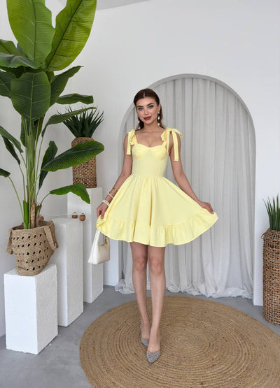 Рокля Bernabel Yellow