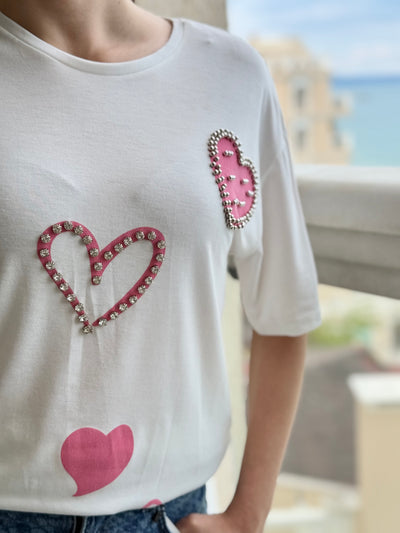 Тениска Hira Pink